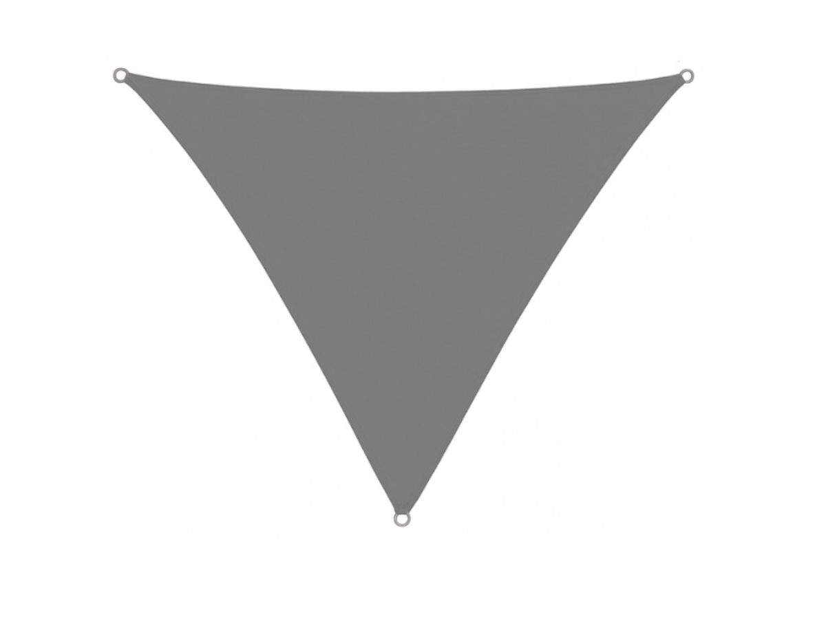 CUHOC 3 x 3 x 3 m Schaduwdoek driehoekig grijs