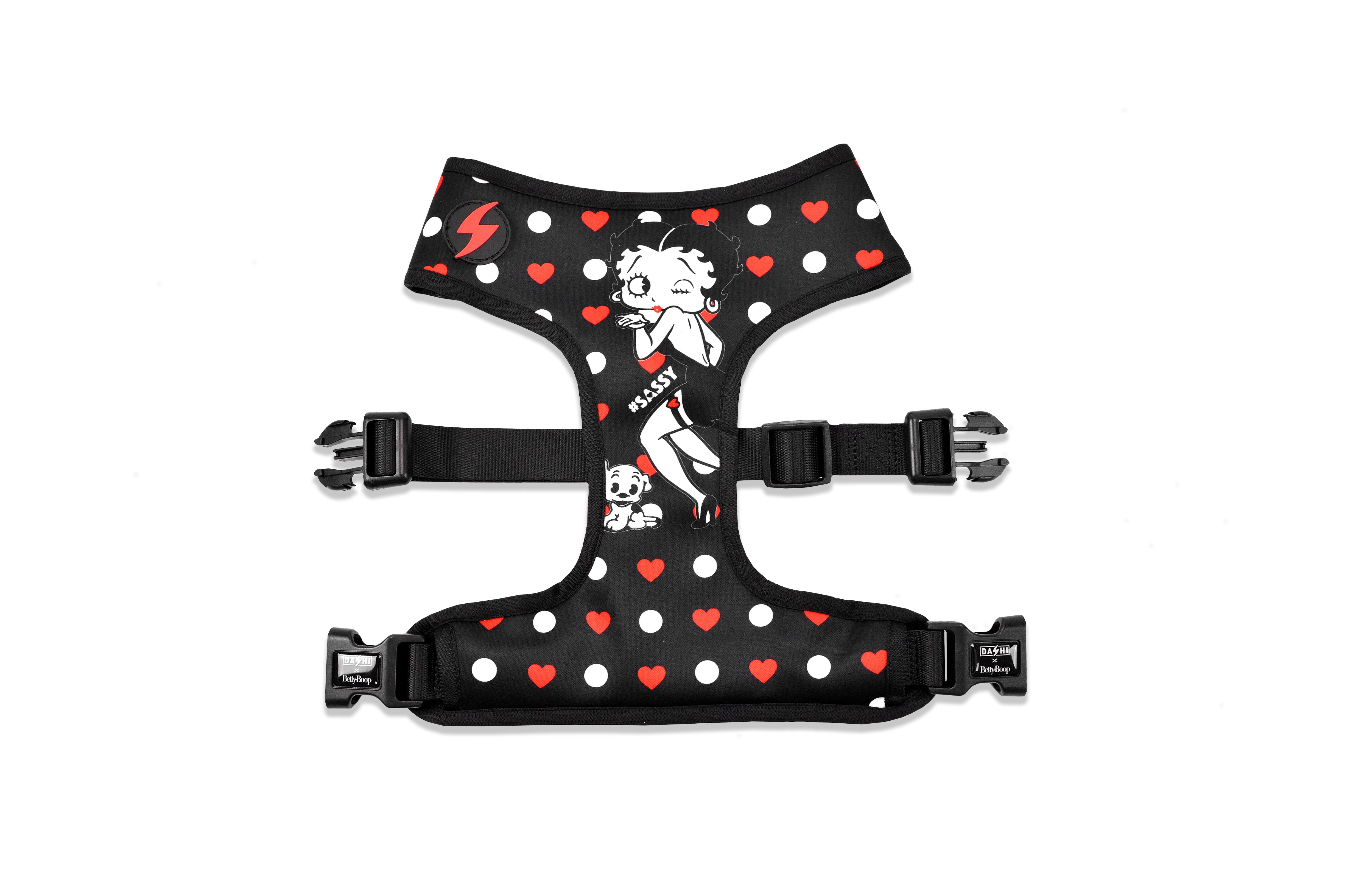 Coleira elegante da Betty Boop, preta