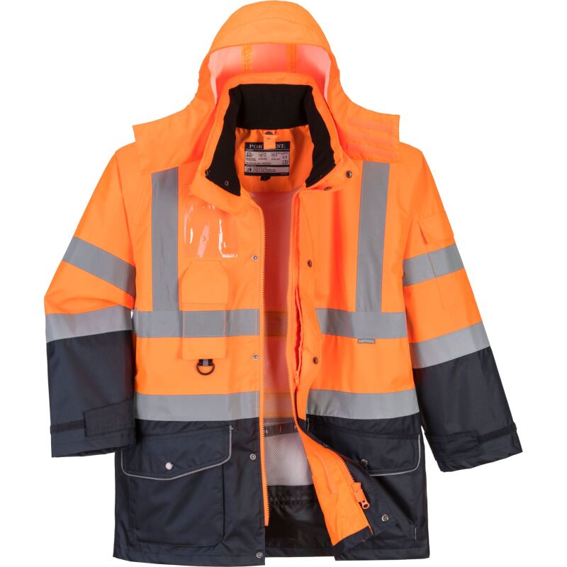 Portwest S426 Parka Haute-Visibilité 7-en-1 Traffic Contrast