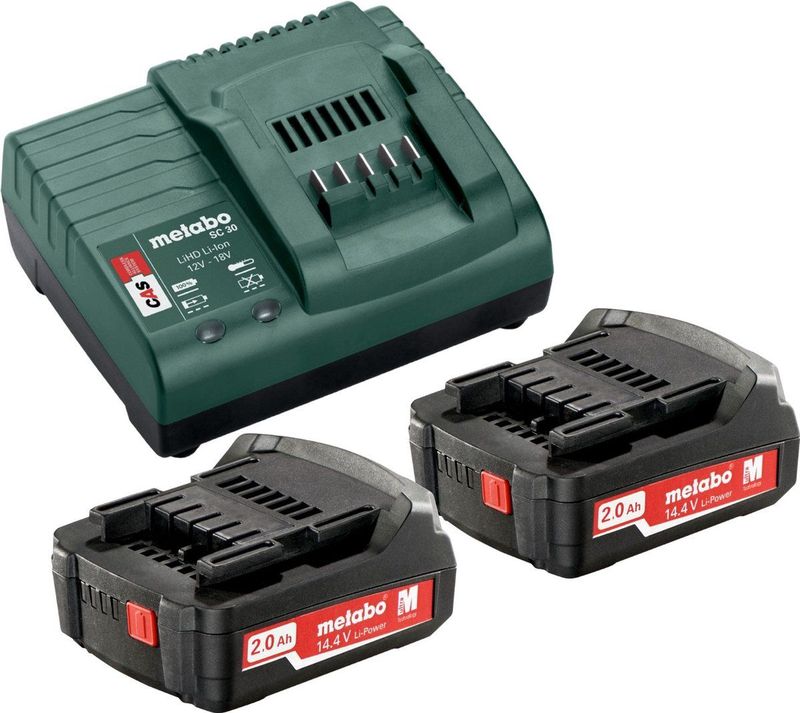 Metabo Accu Boorschroefmachine 14.4 Volt - Compact Model - Inclusief Accu's