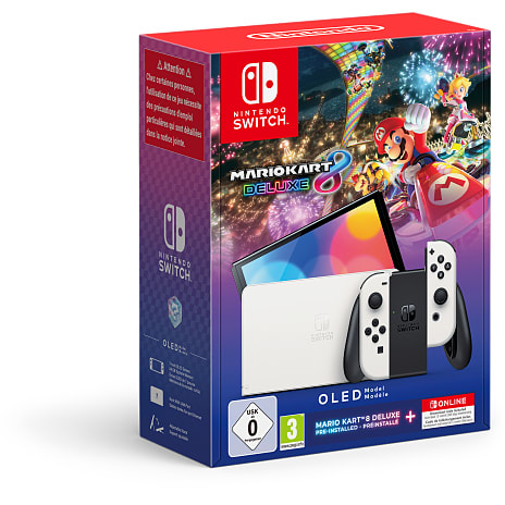 Nintendo Switch OLED konsol inkl. Mario Kart 8 Deluxe