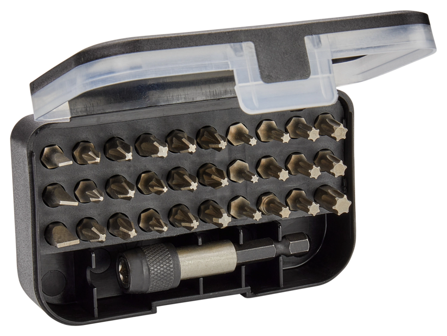 Makita D-30667 31 delige bitset in cassette met riemclip
