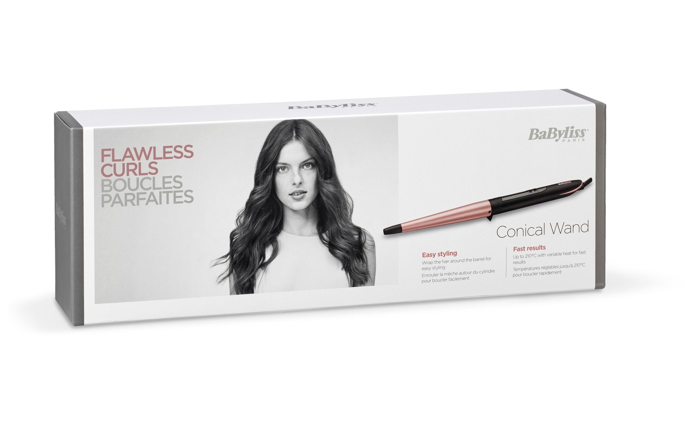 Lockenstab Rose Quartz C454E Ø 13 - 25 mmOndulierstab