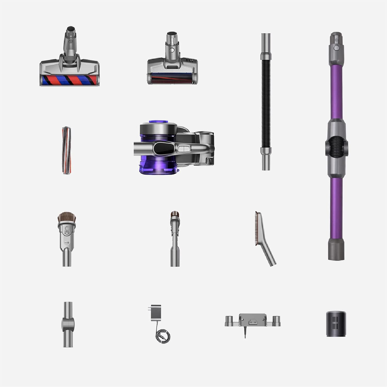 Jimmy JV85 Pro - Flexibler und ultraleichter Akku-Besen mit austauschbarem Akku, 200 AW, 70 Minuten Autonomie, Zyklonmotor und HEPA-Filter