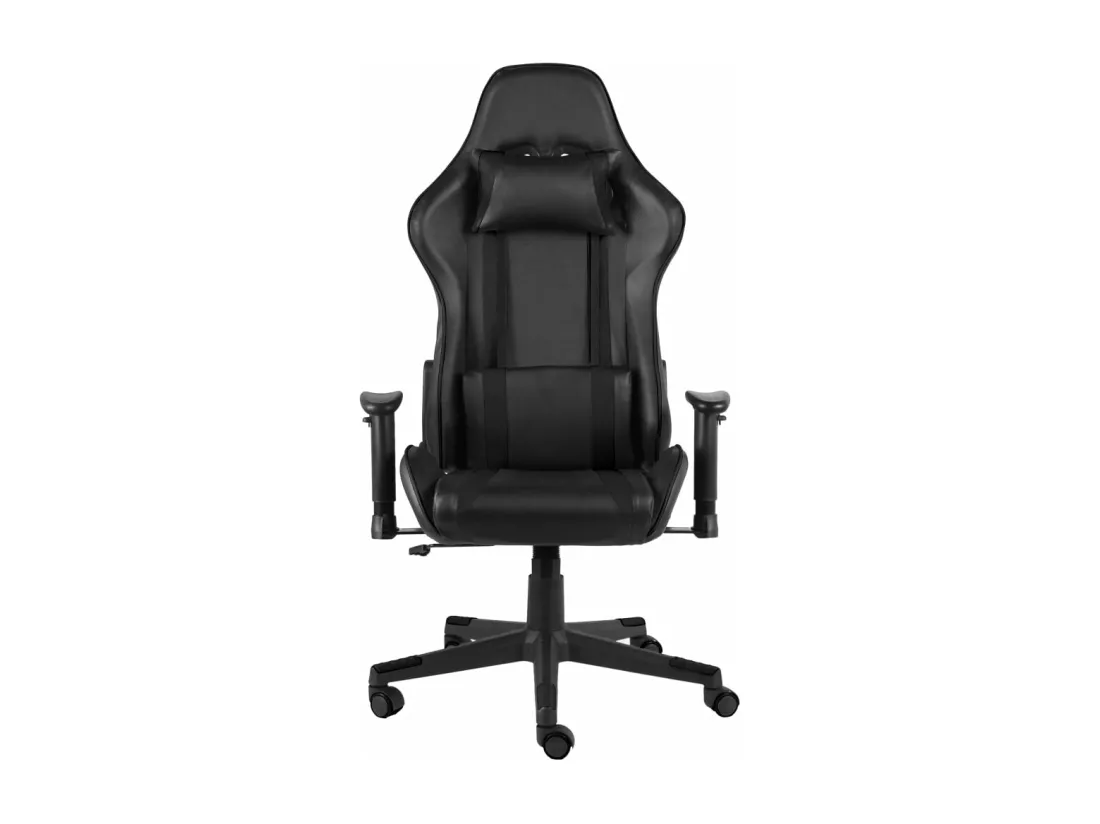 Chaise de jeu pivotante Noir PVC