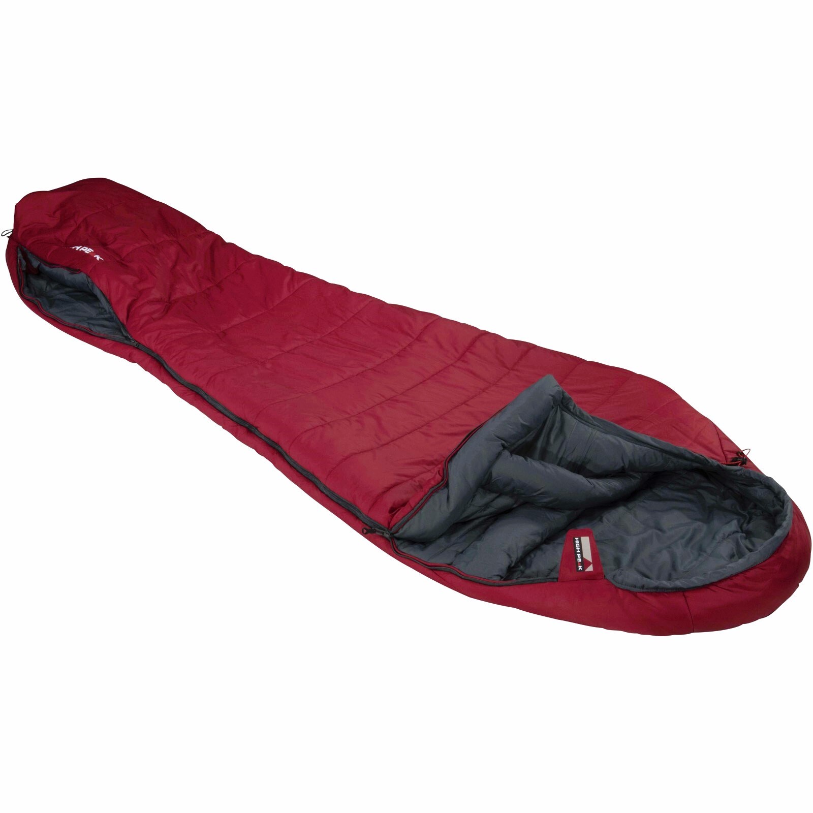 HIGH PEAK Mumienschlafsack Hyperion 1M Trekking Schlafsack 3 Jahreszeiten Leicht