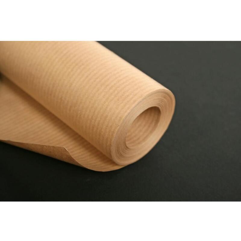 Kraft vergé rouleau 1x10m 90g