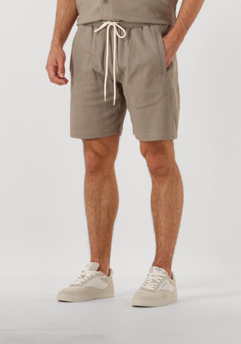 beige drykorn korte broek brikko 522160