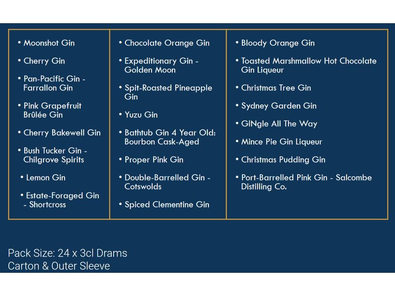 Master of Malt Adventskalender That Boutique-y Gin 24 x 3 c Weihnachtlicher Kalender mit Spirituosen
