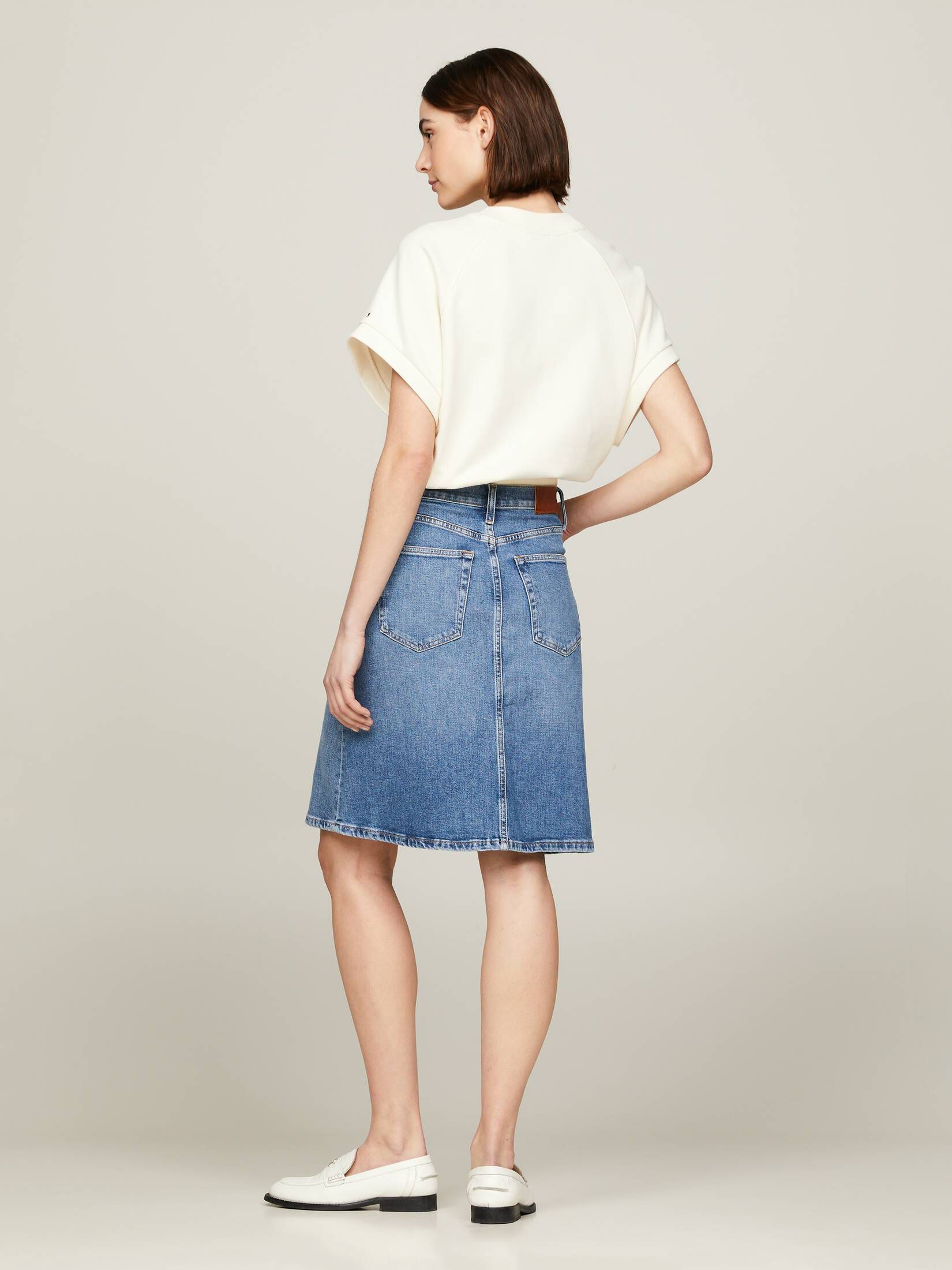 Tommy Hilfiger| Damen Jeansrock DNM A-LINE SKIRT