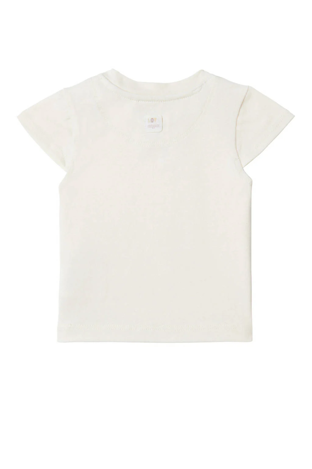 Noppies baby T-shirt Cottonwood met tekst wit