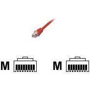 MCL Cable RJ45 Cat6 10.0 m Red câble de réseau Rouge 10 m F/UTP (FTP)