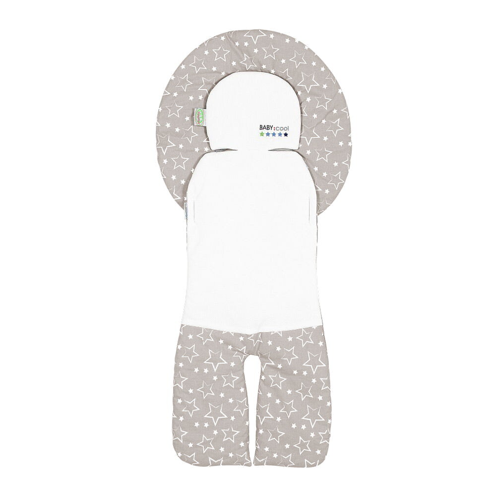 Odenwälder BabyNest Odenwälder 10108-1192 Babycool Autositz-Auflage Sterne taupe