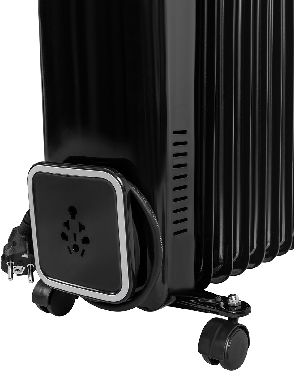 Heidenfeld Ölradiator ÖR100, Thermostat, 1000-2500 Watt, stufenweise Regulierung, 3 Jahre Garantie