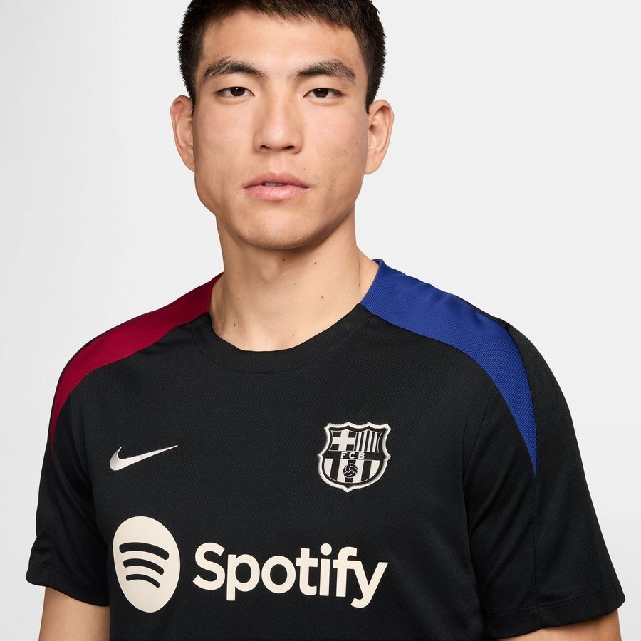 FC Barcelone T-shirt d'Entraînement Dri-FIT Strike - Noir/Bordeaux