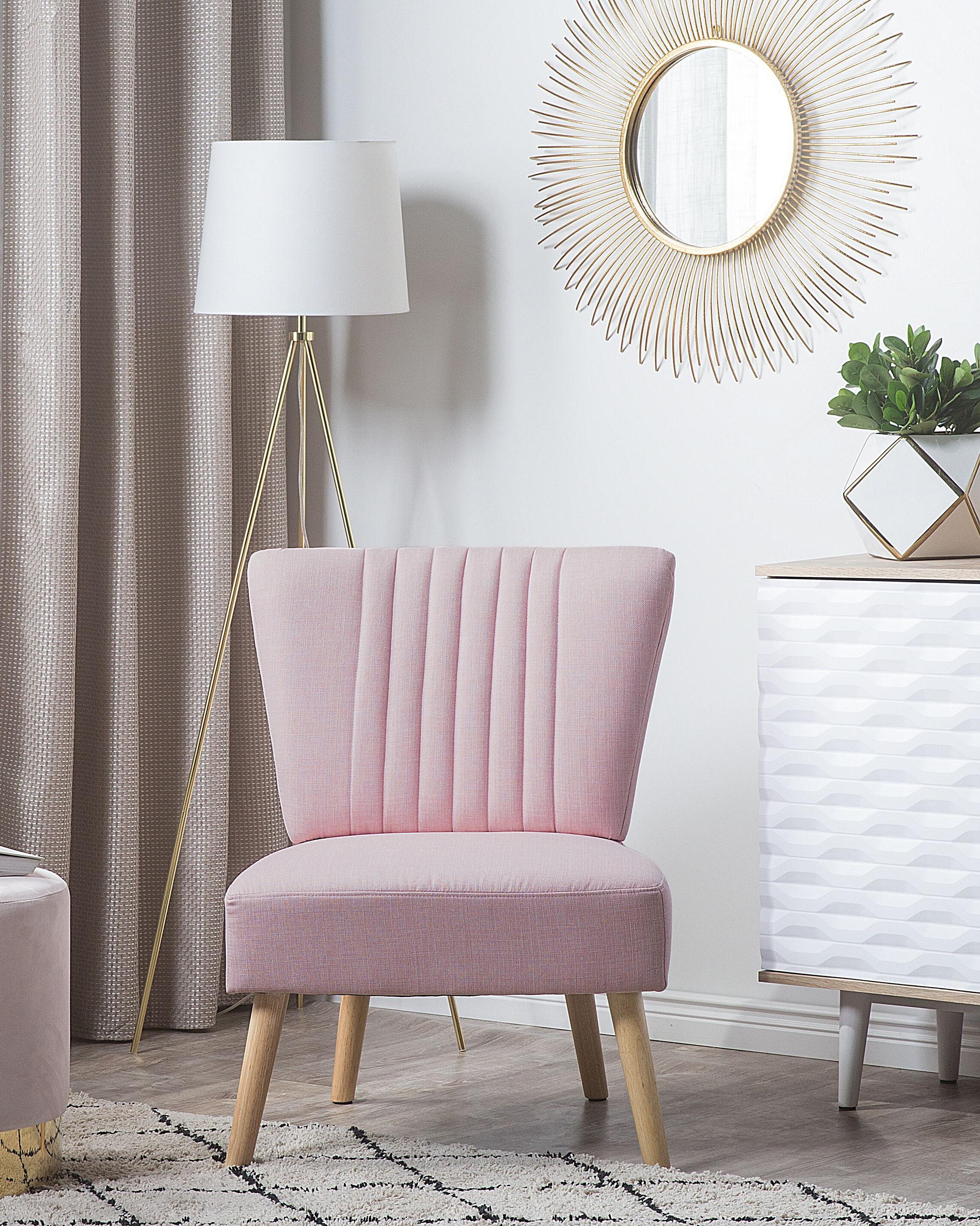 Fauteuil VAASA Stof Roze
