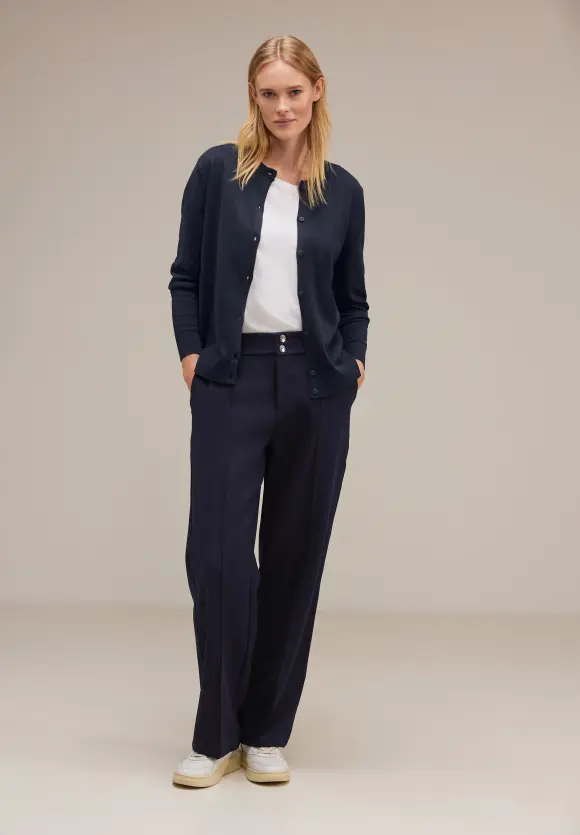 Basic Cardigan - deep blue