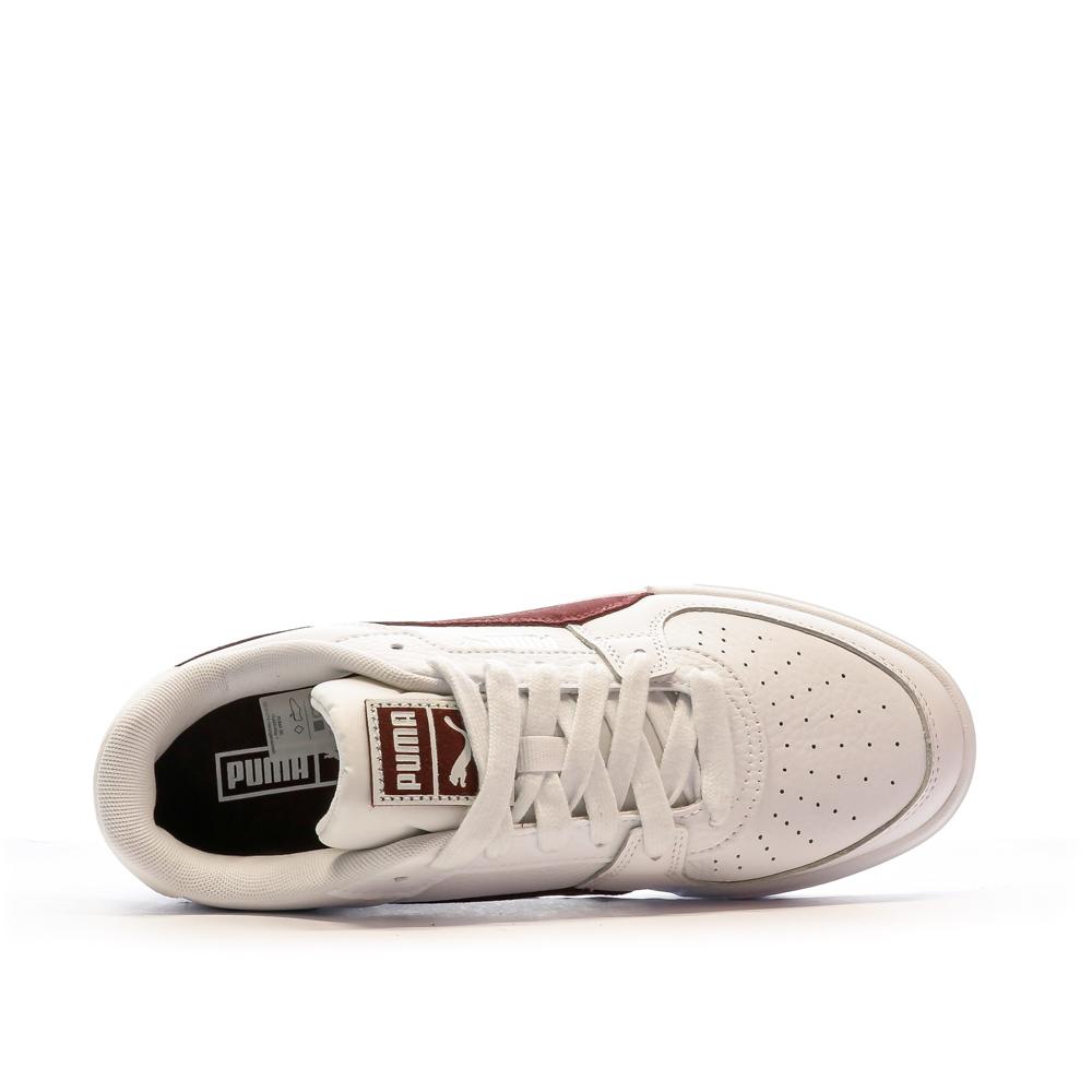 Puma Baskets Blanches/Bordeaux Homme Puma Pro Classic 387327