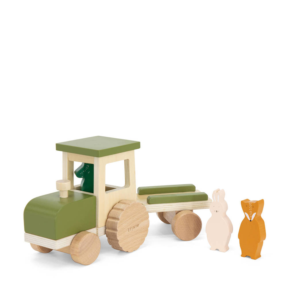 tractor met aanhangwagen