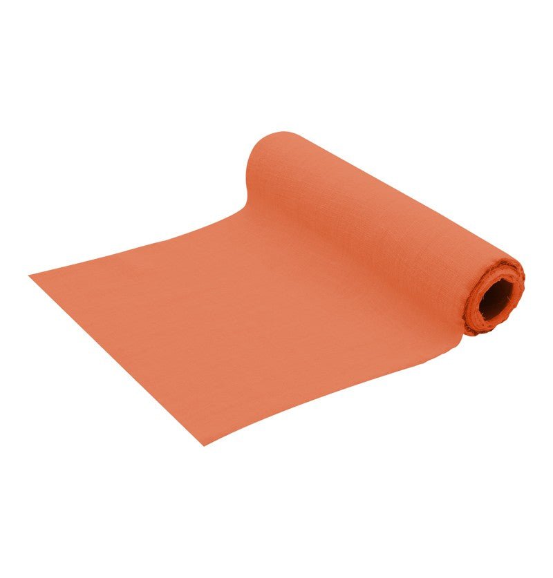 Oranje Tafelloper Katoen 5m