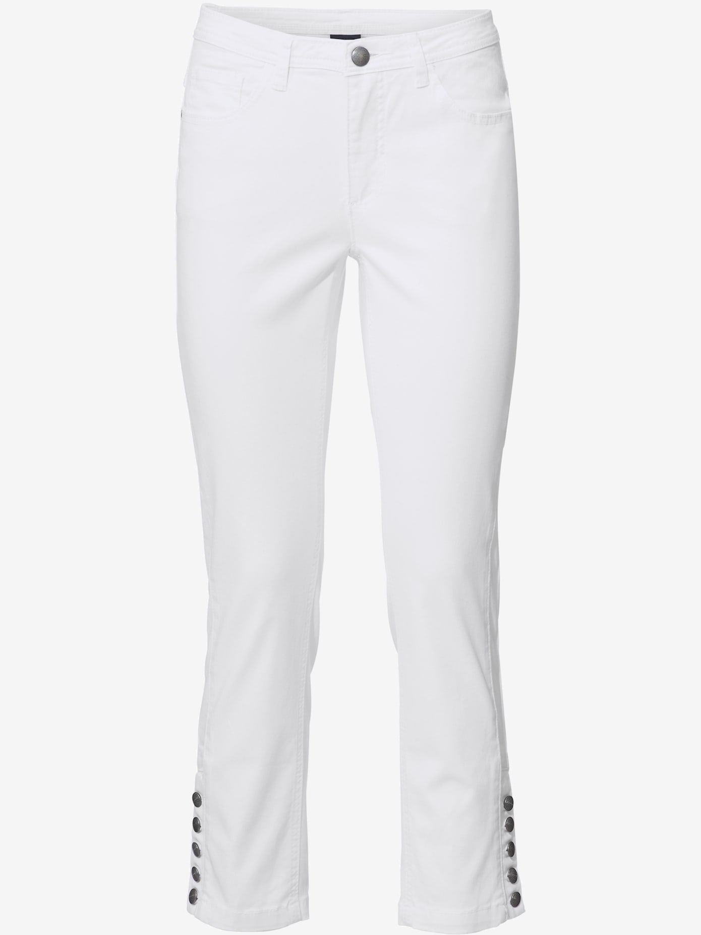 Pantalon effet ventre plat coupe skinny