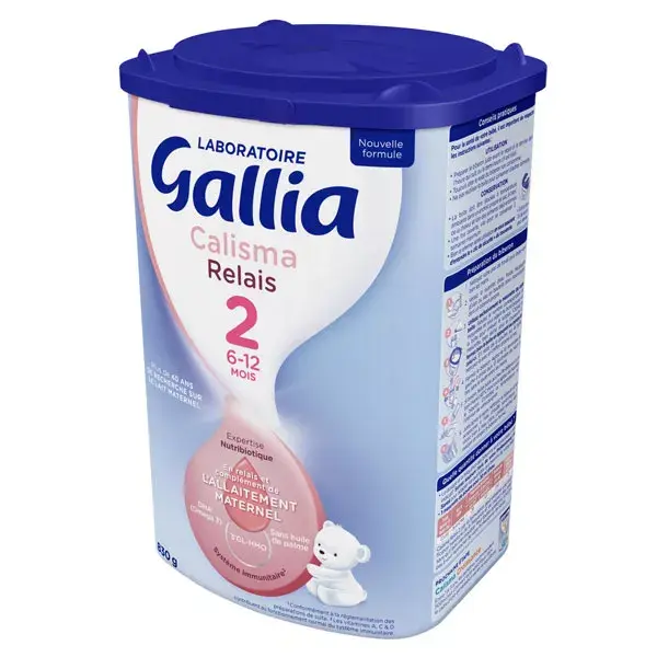Gallia Calisma Relais Lait 2º Estágio 830g