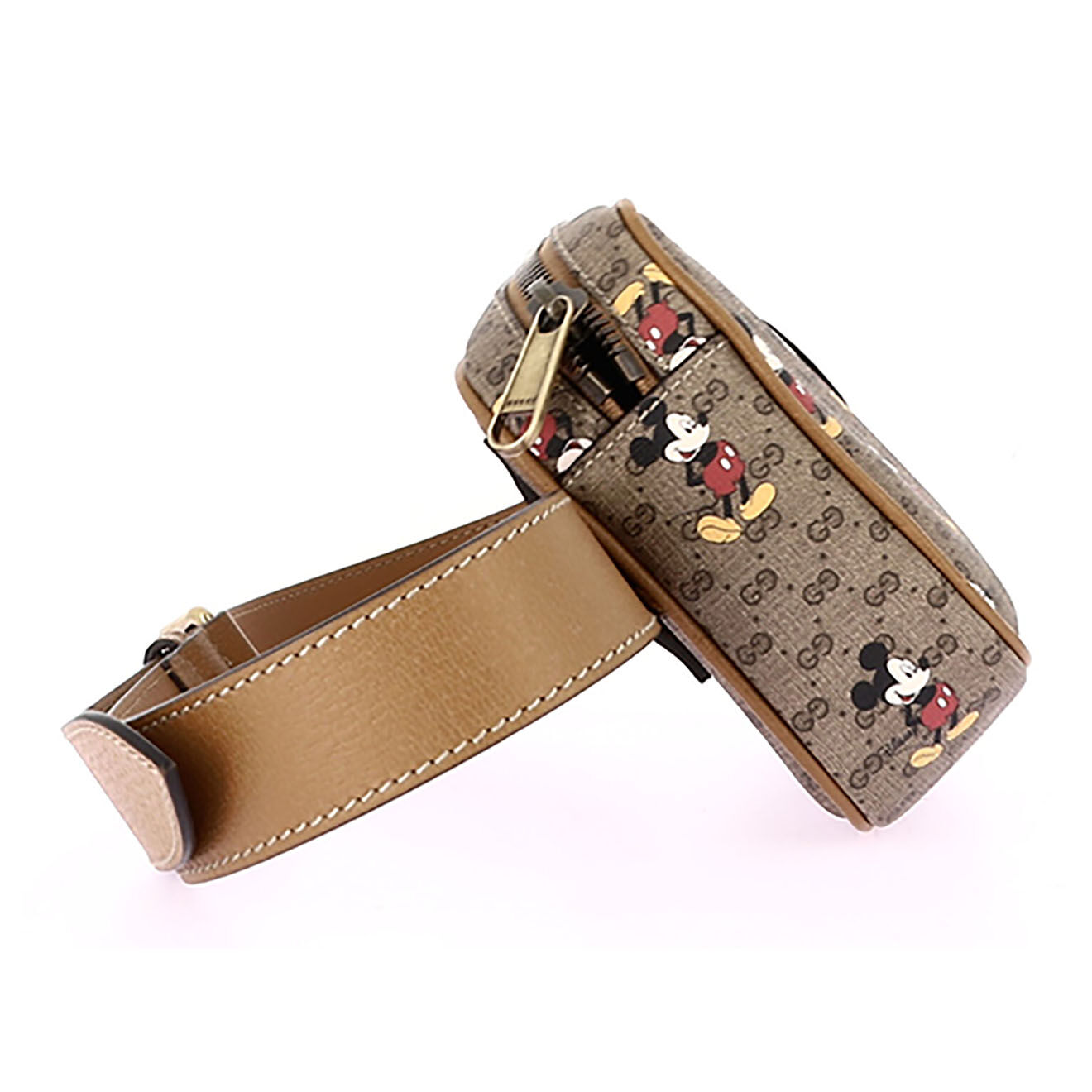 Gucci Sac Ceinture x  en Cuir Monogramme marron - Neuf avec étiquette - L.24 cm