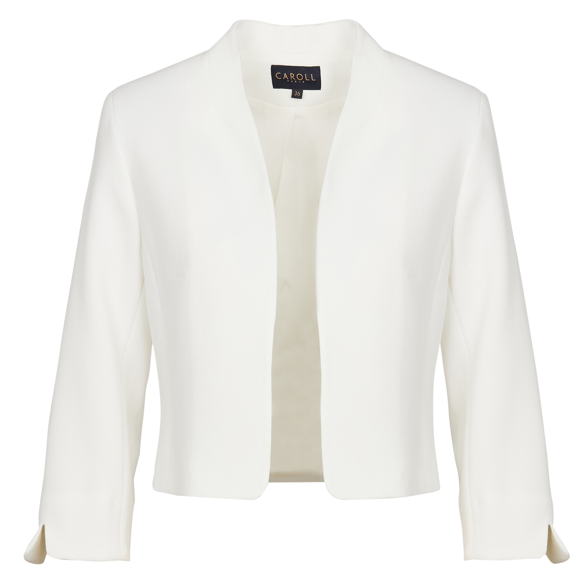 VANGELA - Veste courte droite| Beige