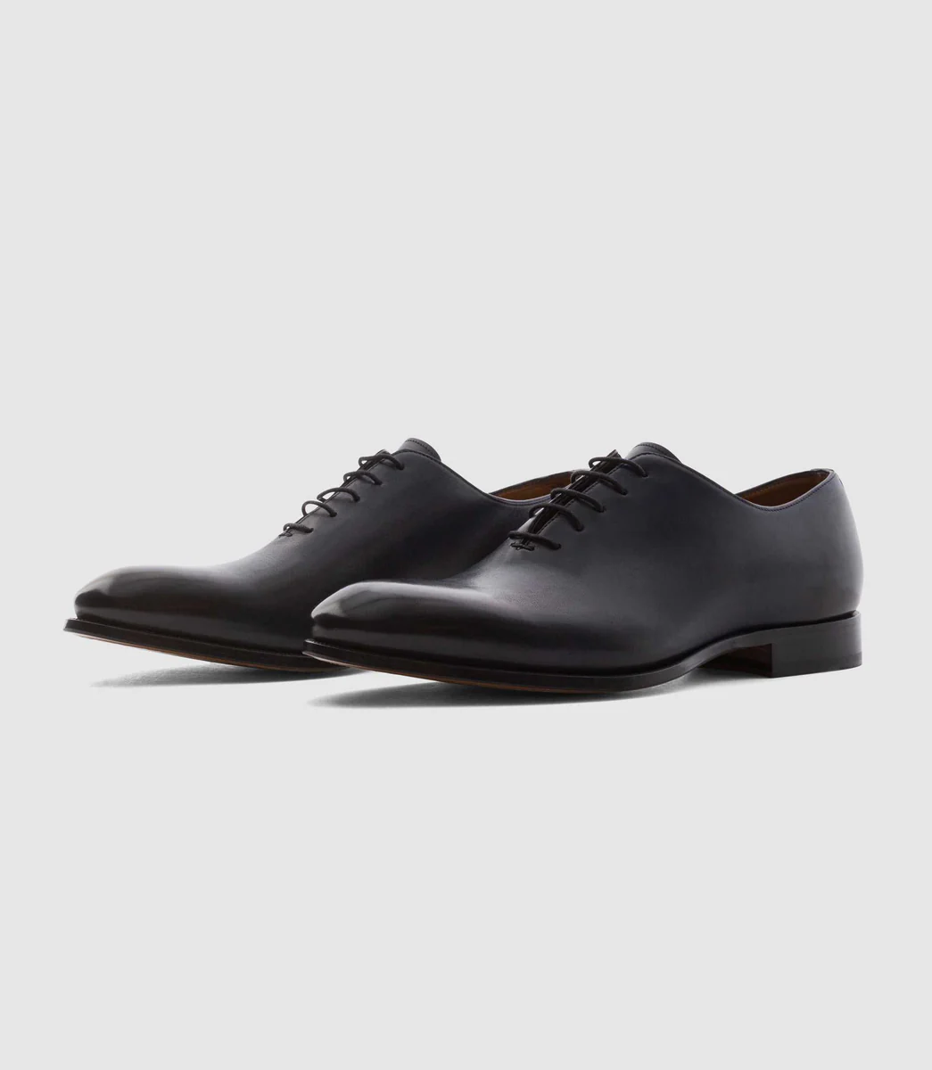 Richelieu en cuir marine EDMONDO