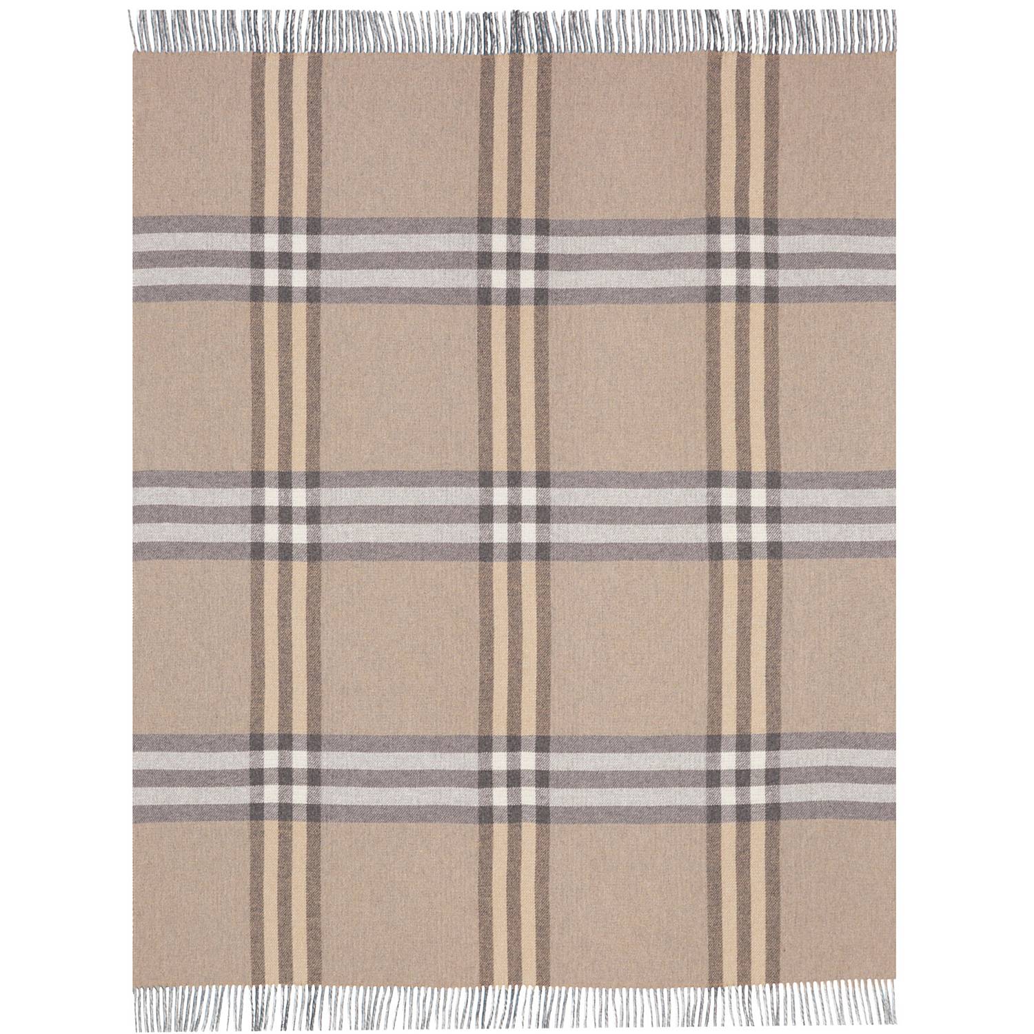 Biederlack Schurwolle/Kaschmir Plaid 