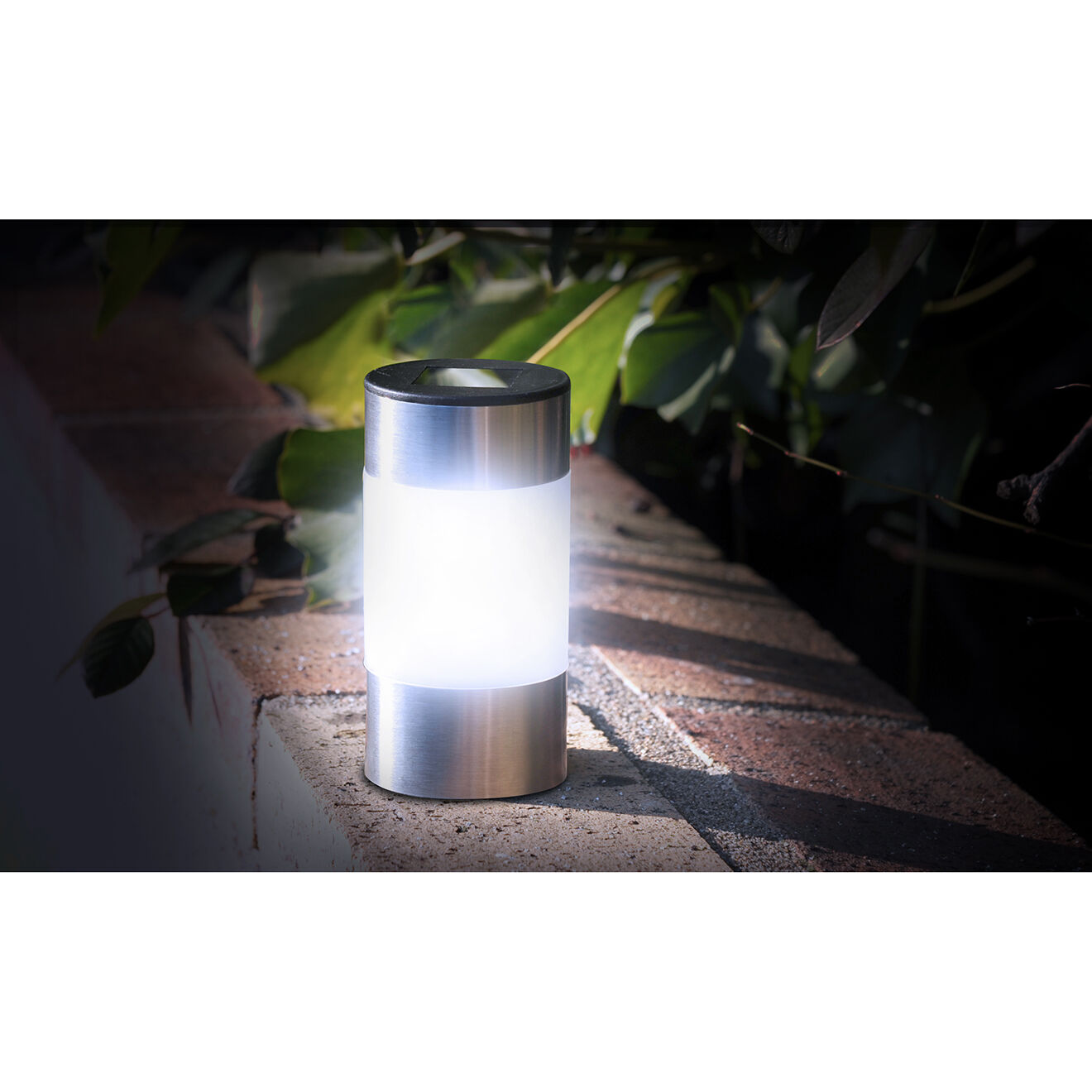 Pratik Garden 4 Bornes solaires Inoxia acier