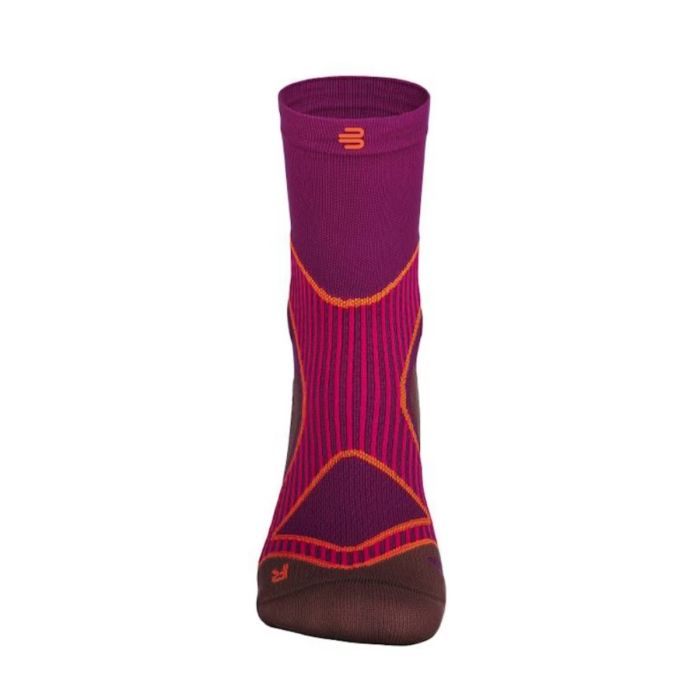 Bauerfeind Dame Strømper Run Performance Socks Mid Cut Pink