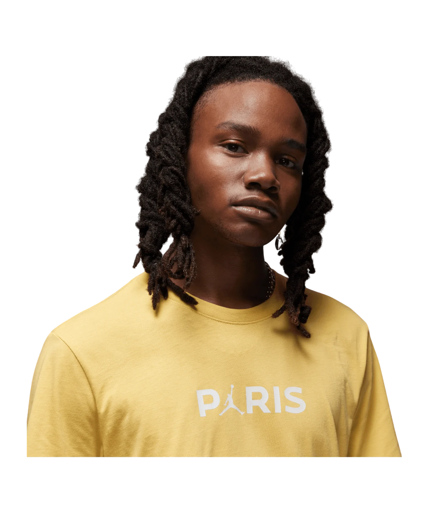 Jordan x PSG Logo T-Shirt Gold F700