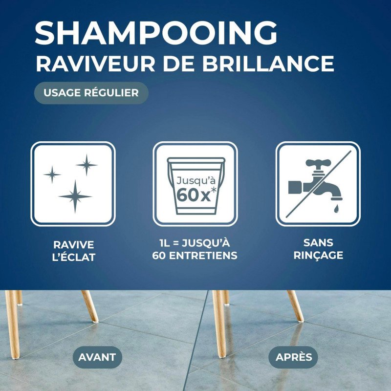 Shampooing autolustrant - 5 L