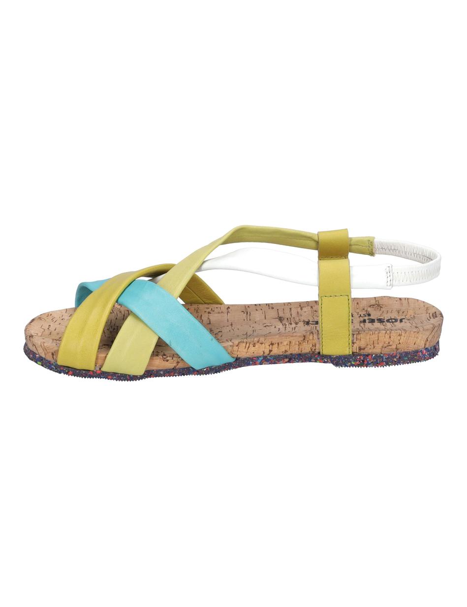 Sandale Henriette 01, gelb-multi