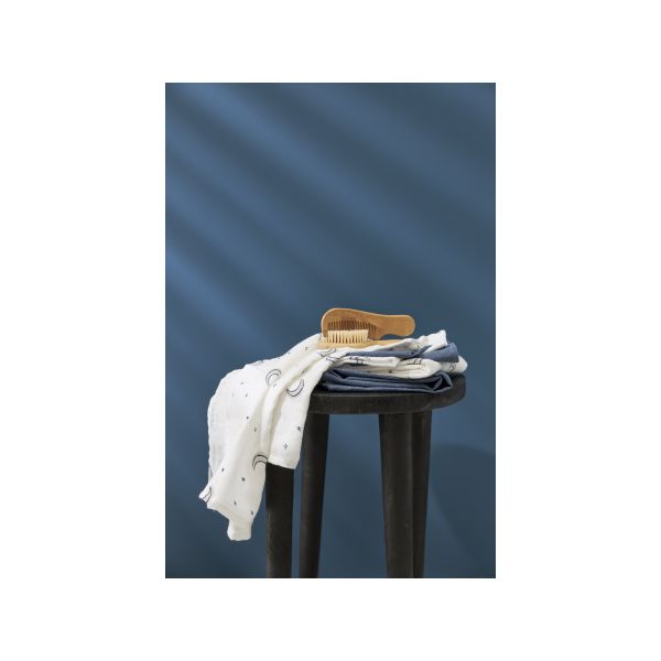 Meyco Monddoek Hydrofiel Moon Indigo 30 x 30 cm 3-Pack