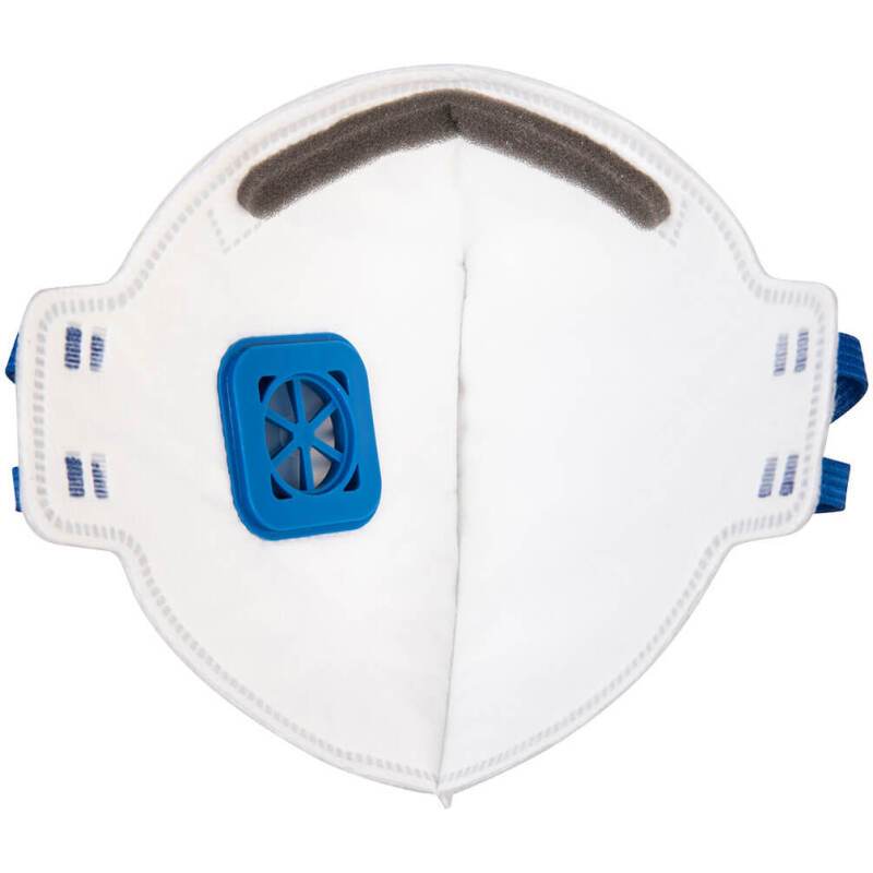 Portwest Masque pliable FFP2 avec valve, blanc - Lot de 20