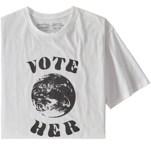 T-shirt PATAGONIA M'S VOTE HER ORGANIC T-SHIRT WHITE