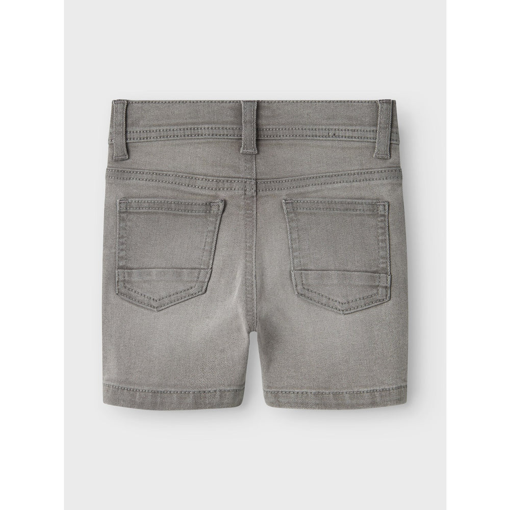 Køb Name It Light Grey Denim Nmmsilas Slim L Dnm Shorts 3339-Is Tb