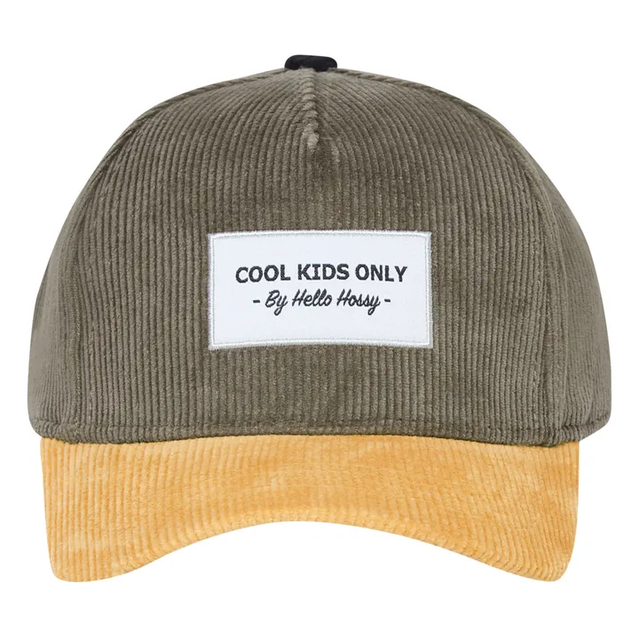 Hello Hossy Casquette Visière Courbée Velours | Gris