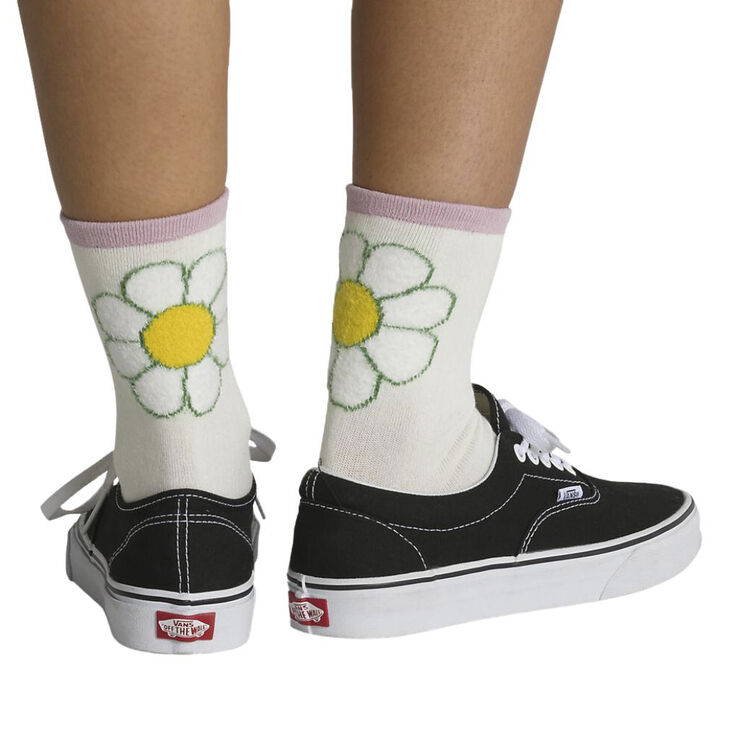 Vans OVERSIZED FLORAL SOCK Marshmallow