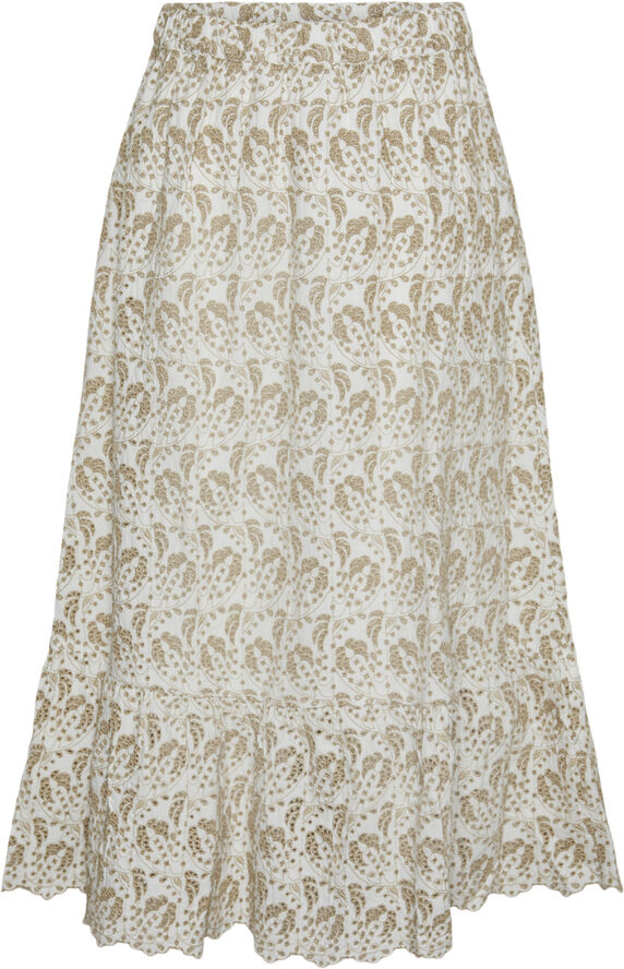 YAS YASAPRILLA HW ANKLE SKIRT S. Grøn