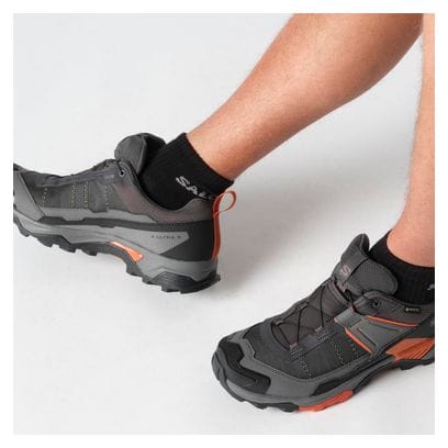 Chaussures Outdoor Salomon X Ultra 5 GTX Gris/Rouge Homme