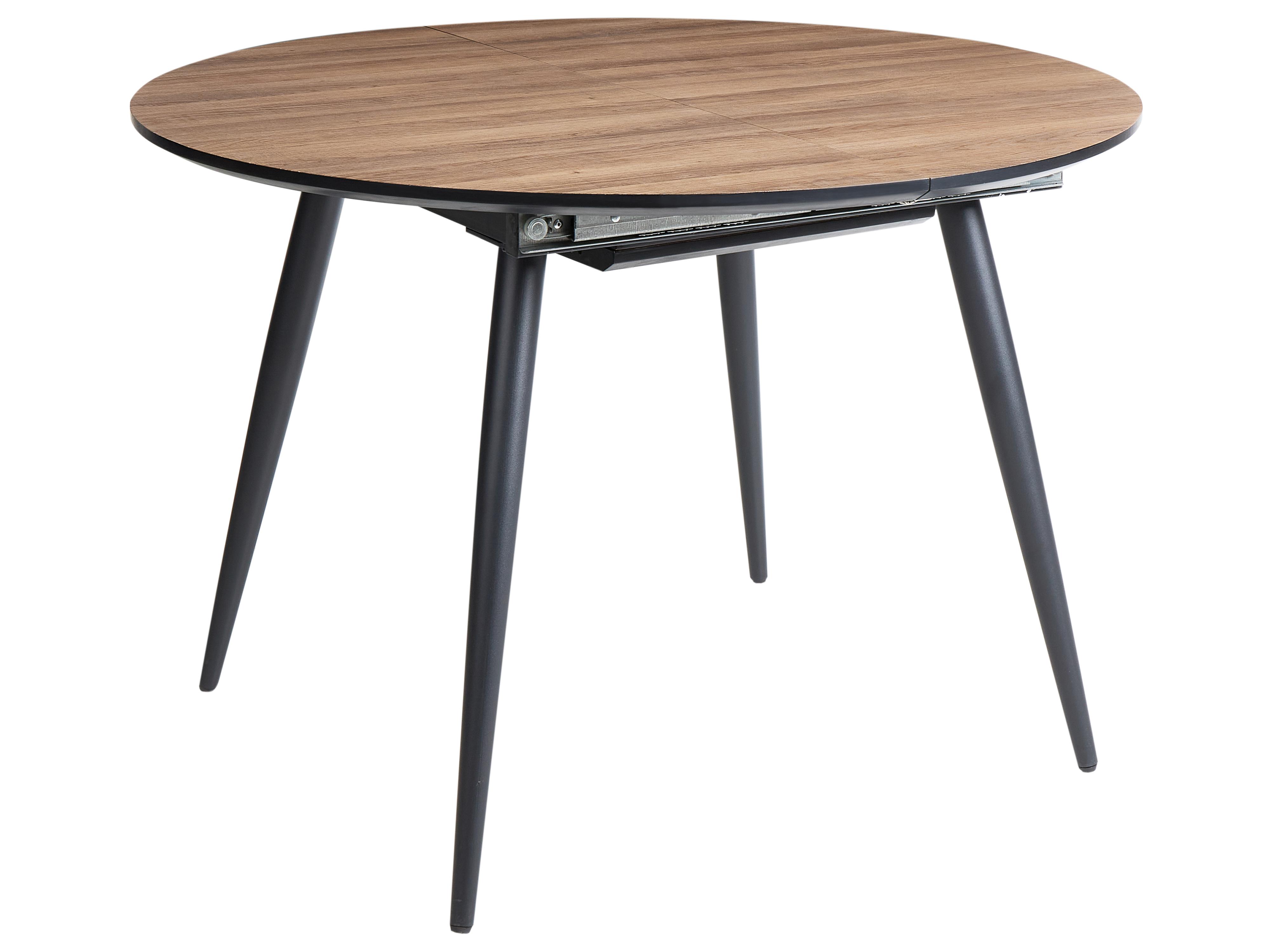 Eettafel uitschuifbaar SENIAC Bruin 112 cm 110/150 cm