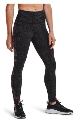 Collant Long Under Armour Rush Novelty Noir Femme