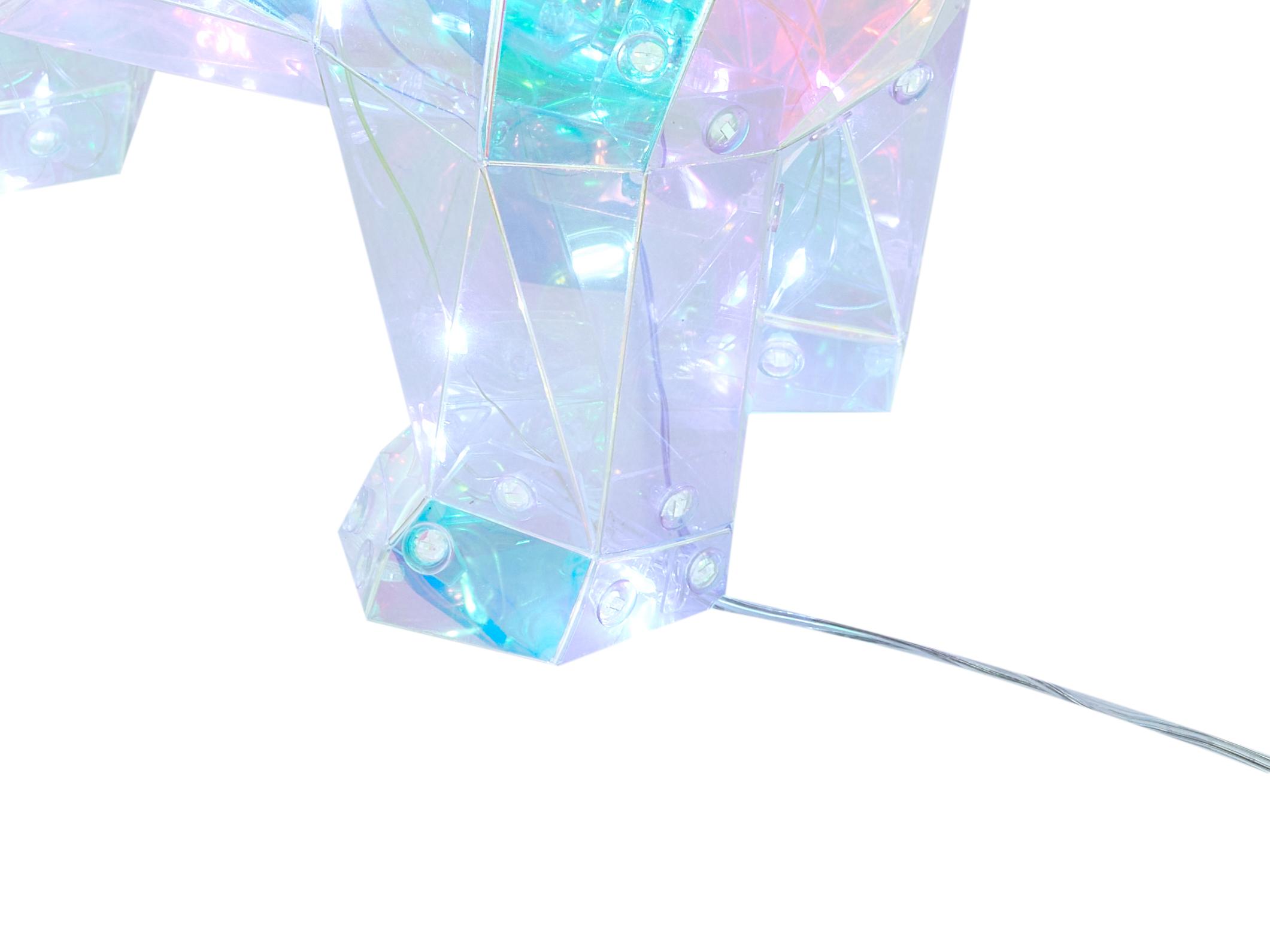 LED decoratie PIENI Rendier 35 cm Meerkleurig