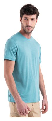 T-shirt Technique Icebreaker Mérinos 150 Tech Lite III Bleu Clair
