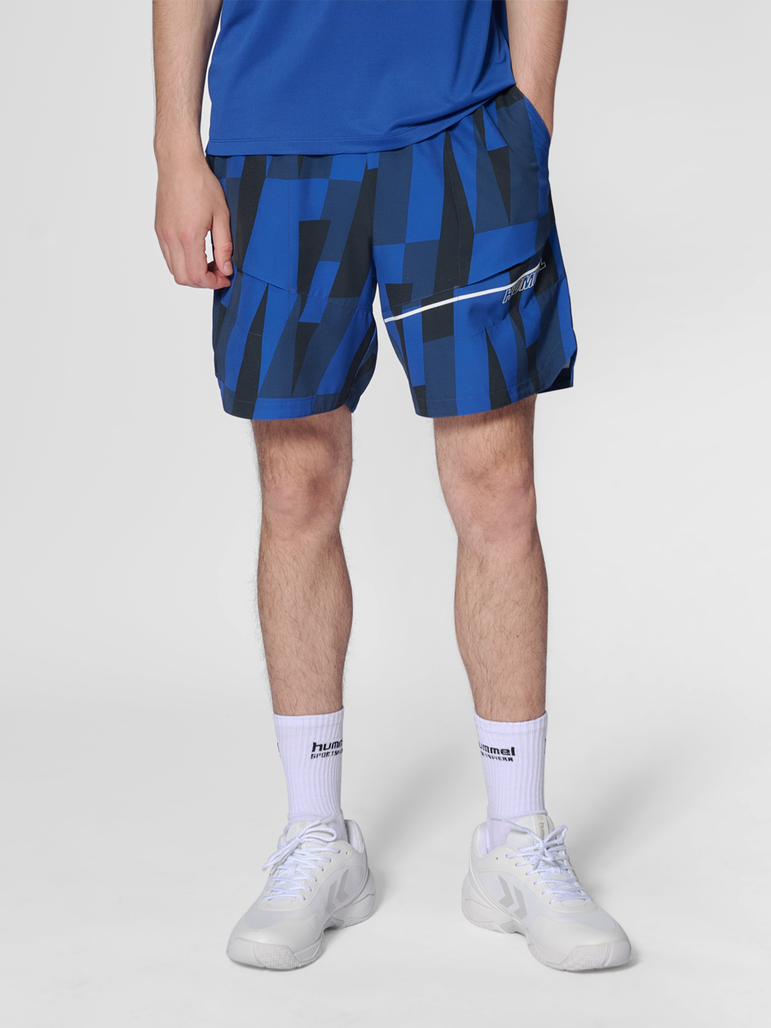 hmlCOURT AOP POCKET SHORTS