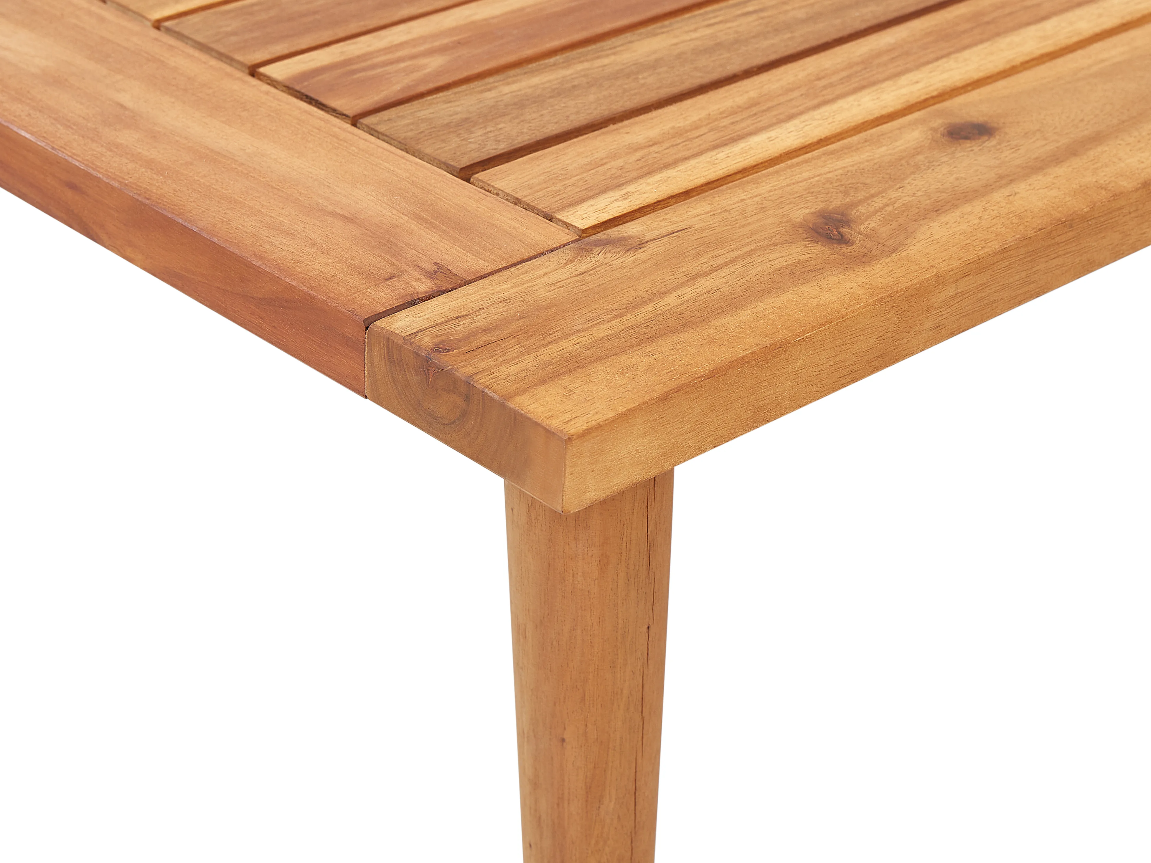 Loungeset met tafel 4-zits FRASCATI modulair Gecertificeerd acaciahout Gebroken wit