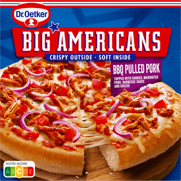 Dr. Oetker Big Americans Pizza BBQ Pulled Pork 420 g